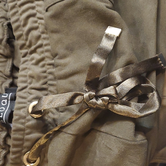 Eloquii Olive sueded pants, 22/24 - Picture 5 of 6